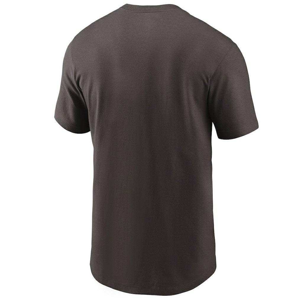 Cleveland Browns Team Wordmark T-Shirt - Brown | Nike online