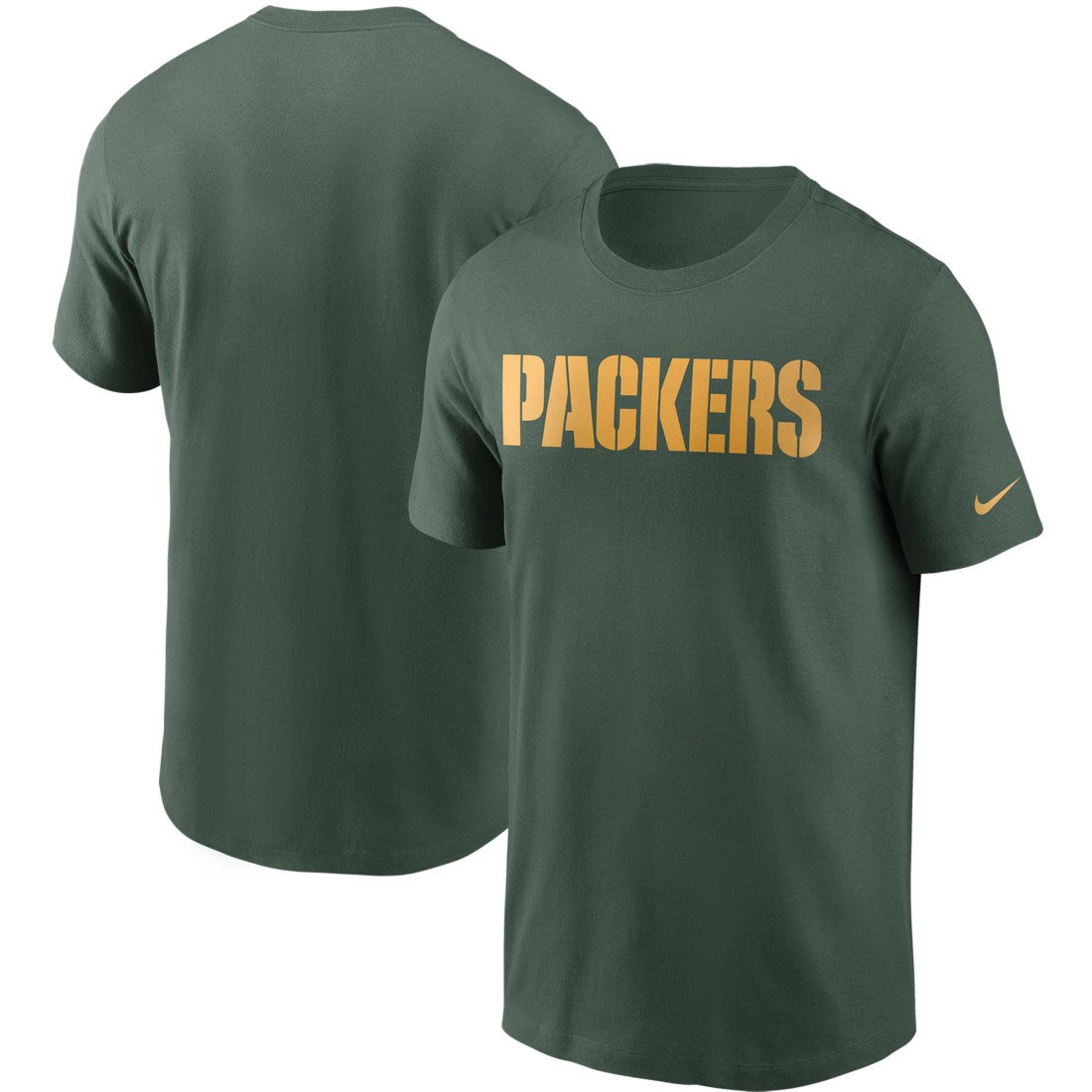Green Bay Packers Team Wordmark T-Shirt - Green | Nike cheap