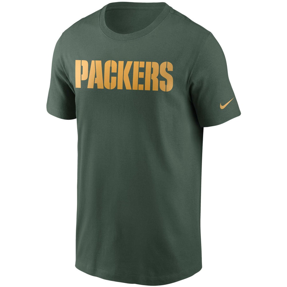 Green Bay Packers Team Wordmark T-Shirt - Green | Nike cheap