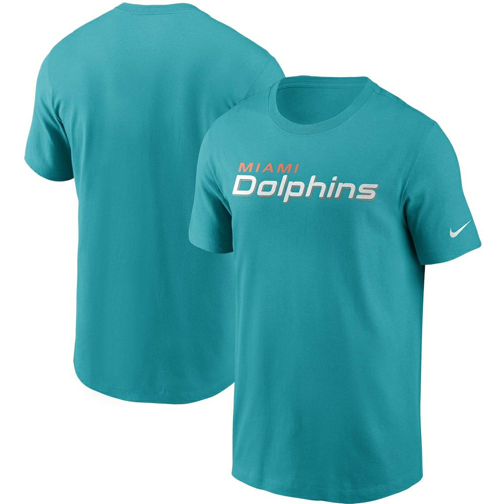 Miami Dolphins Team Wordmark T-Shirt - Aqua | Nike outlet