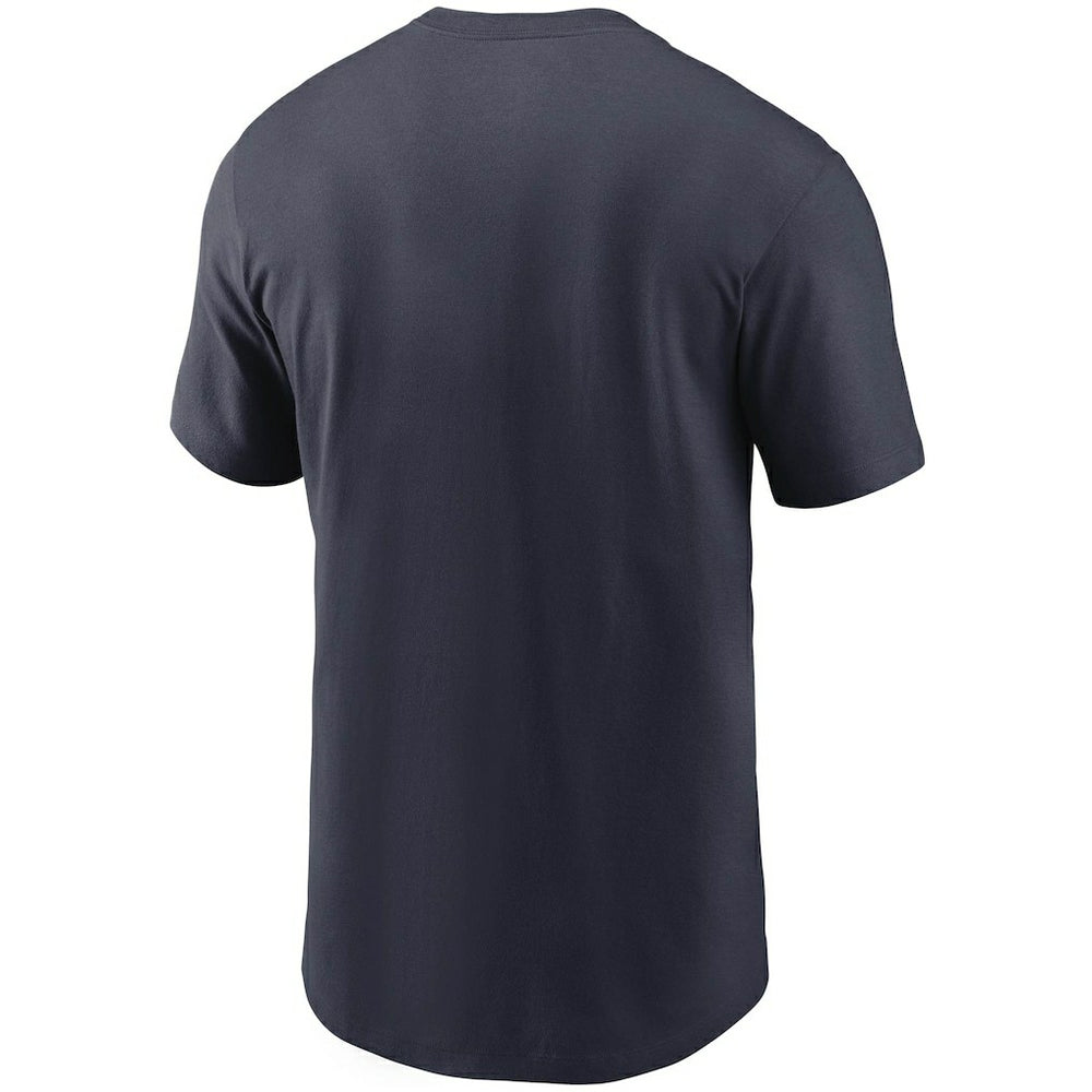 Chicago Bears Team Wordmark T-Shirt - Navy | Nike for sale