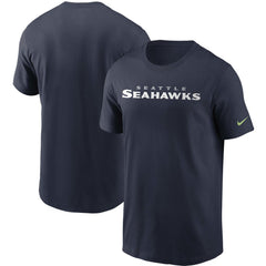 Seattle Seahawks Team Wordmark T-Shirt - College Navy | Nike on sale