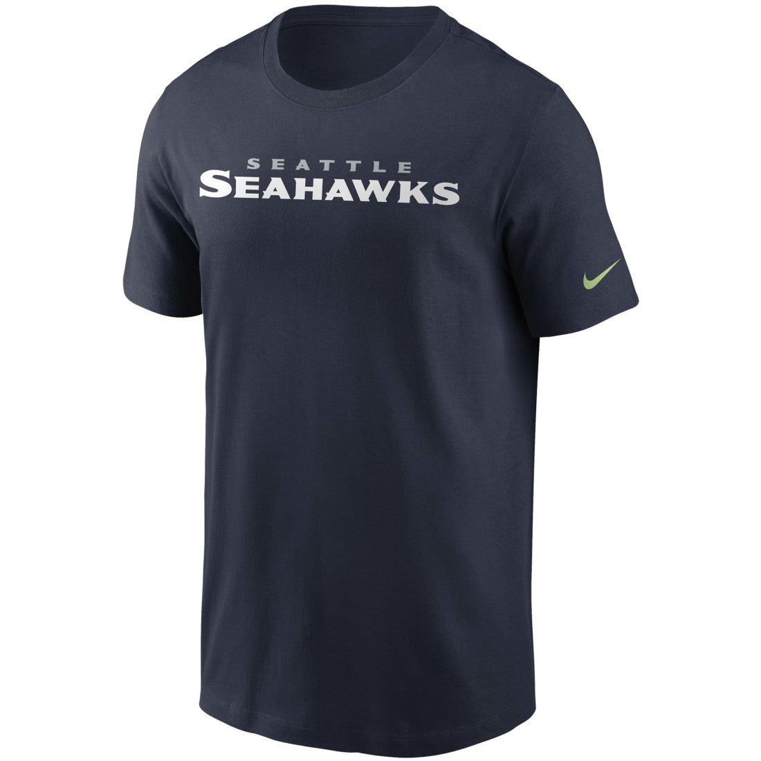 Seattle Seahawks Team Wordmark T-Shirt - College Navy | Nike on sale