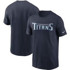 Tennessee Titans Team Wordmark T-Shirt - Navy | Nike cheap