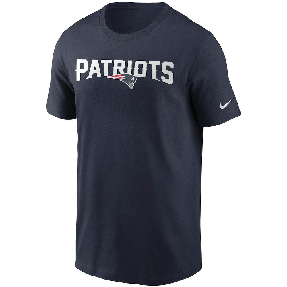 New England Patriots Team Wordmark T-Shirt - Navy | Nike on sale