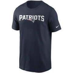 New England Patriots Team Wordmark T-Shirt - Navy | Nike on sale