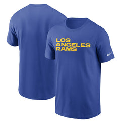 Los Angeles Rams Team Wordmark T-Shirt - Royal | Nike cheap