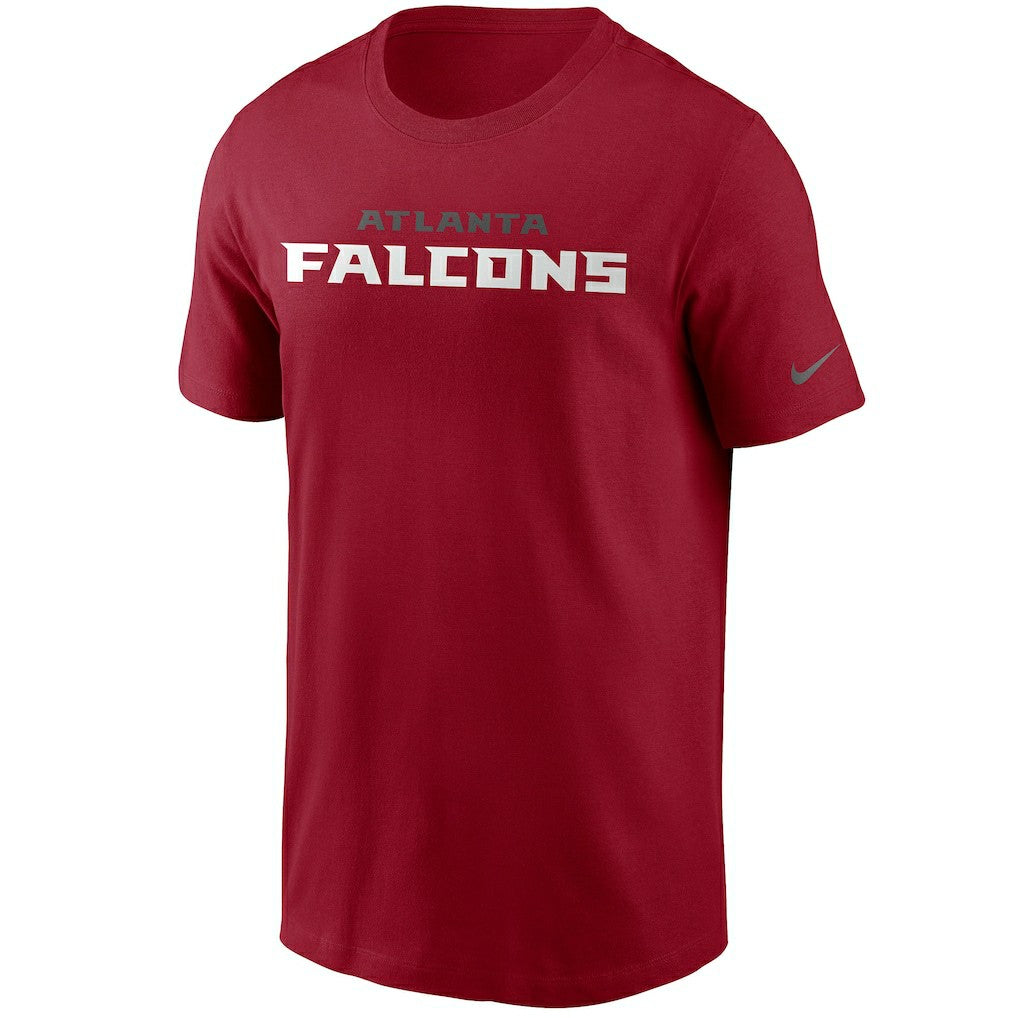 Atlanta Falcons Team Wordmark T-Shirt - Red | Nike for sale