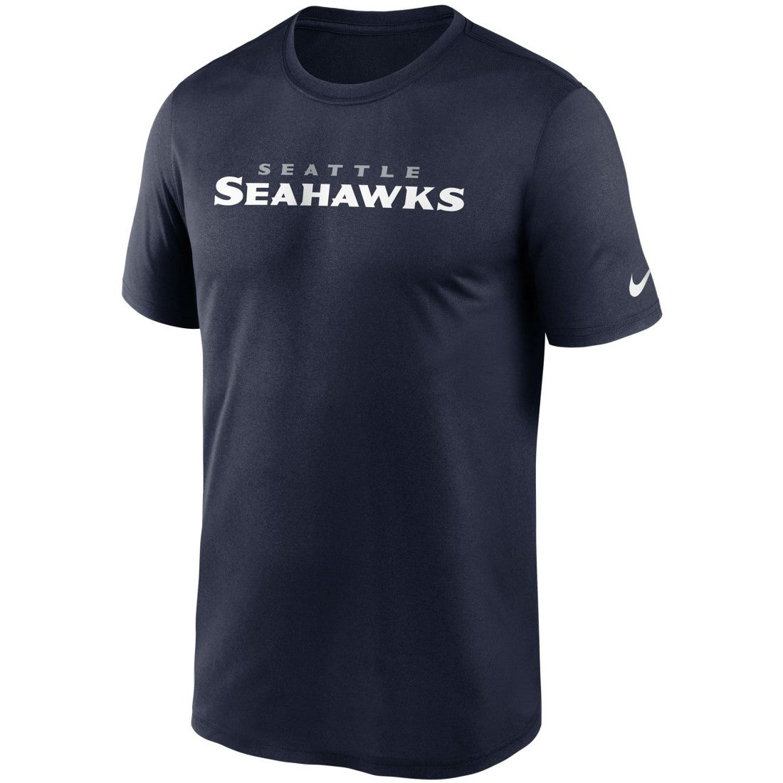 Seattle Seahawks Wordmark Legend Performance T-Shirt - College Navy | Nike discount