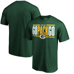 Green Bay Packers Hometown Refresh Go Pack Go T-Shirt - Green on sale