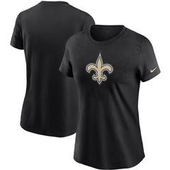 New Orleans Saints Women's Logo Essential T-Shirt - Black | Nike discount