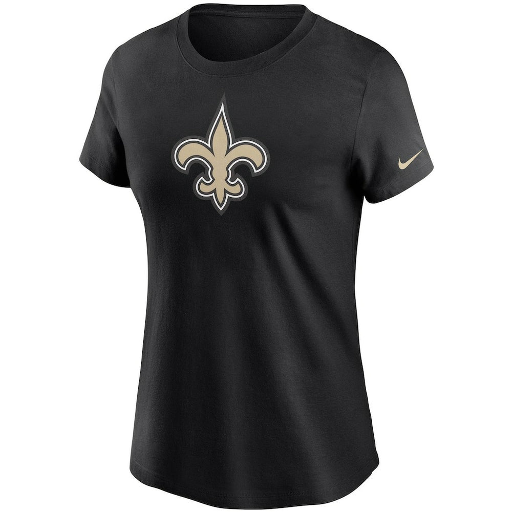 New Orleans Saints Women's Logo Essential T-Shirt - Black | Nike discount