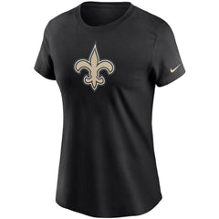 New Orleans Saints Women's Logo Essential T-Shirt - Black | Nike discount