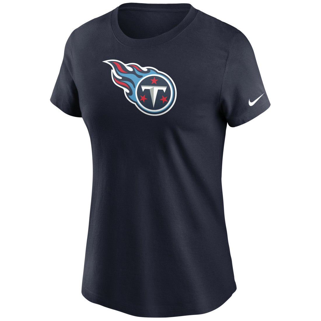 Tennessee Titans Women's Logo Essential T-Shirt - Navy | Nike cheap