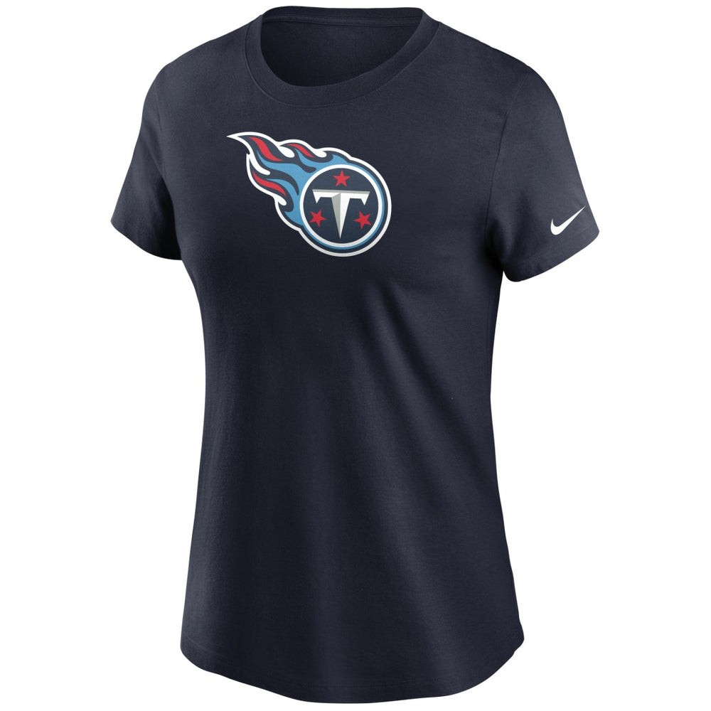 Tennessee Titans Women's Logo Essential T-Shirt - Navy | Nike cheap