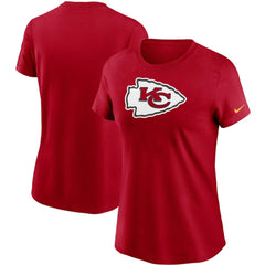 Kansas City Chiefs Women's Logo Essential T-Shirt - Red | Nike sale