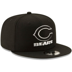 Chicago Bears New Era B-Dub 9FIFTY Adjustable Snapback Hat - Black for sale