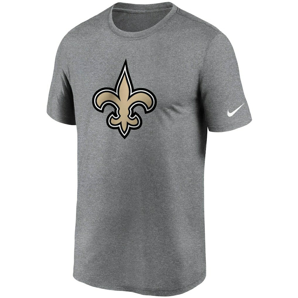 New Orleans Saints Logo Essential Legend Performance T-Shirt - Heathered Charcoal | Nike sale