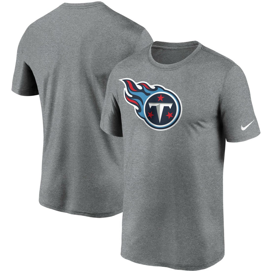 Tennessee Titans Logo Essential Legend Performance T-Shirt - Heathered Charcoal | Nike cheap