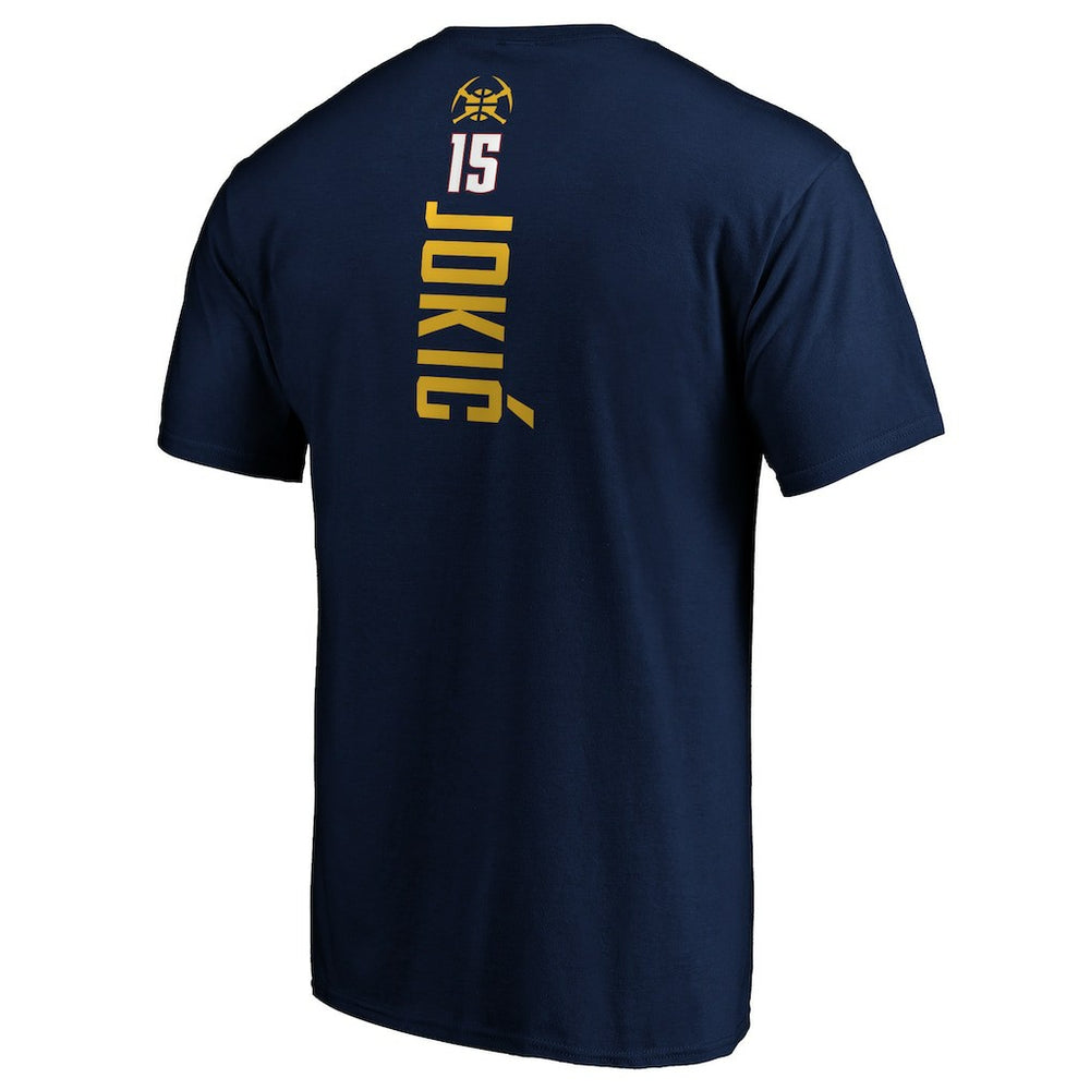 Nikola Jokic Denver Nuggets Playmaker Name & Number T-Shirt sale - Navy outlet
