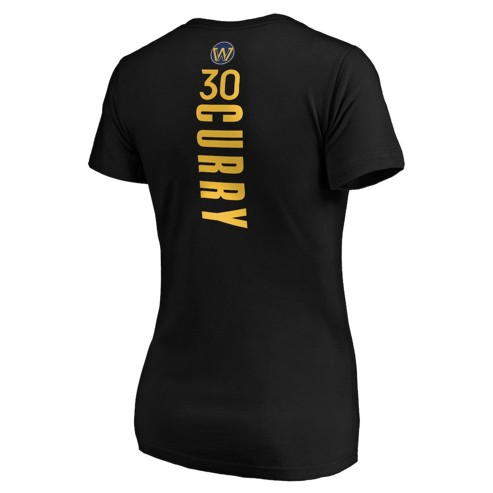Stephen Curry Golden State Warriors Women's Playmaker Name & Number V-Neck T-Shirt sale - Black cheap