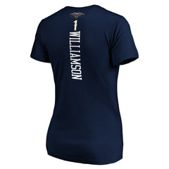 Zion Williamson New Orleans Pelicans Women's Playmaker Name & Number V-Neck T-Shirt - Navy discount