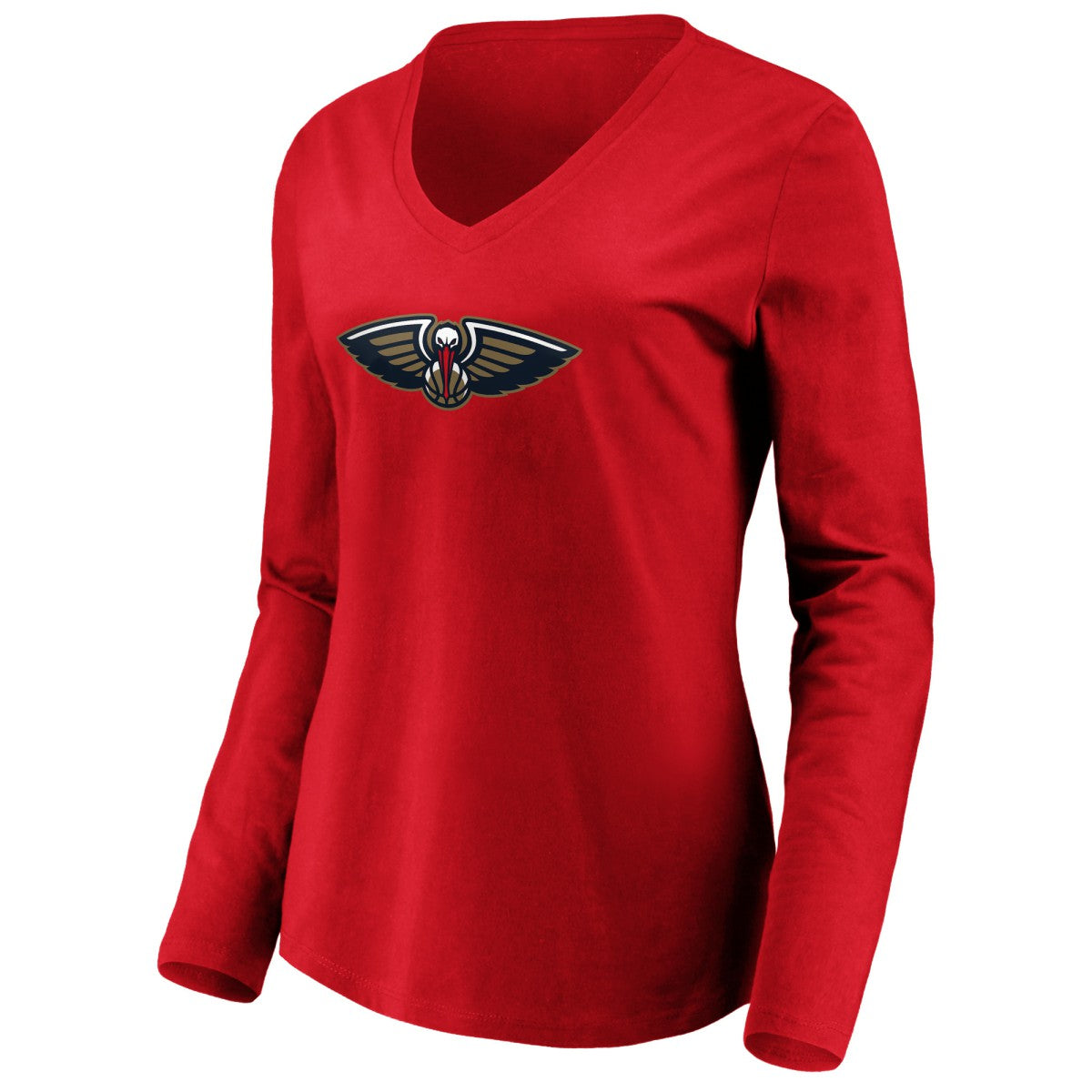 Zion Williamson New Orleans Pelicans Women's Playmaker Name & Number Long Sleeve V-Neck T-Shirt - Red discount