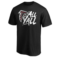 Atlanta Falcons Falcons vs. All Y'all T-Shirt - Black discount