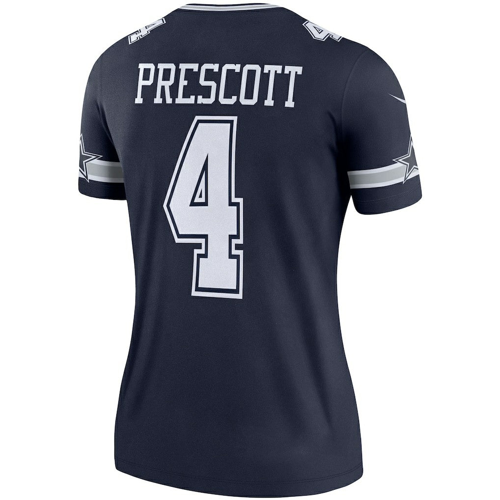 Dak Prescott Dallas Cowboys Women's Legend Player Performance Top - Navy | Nike for sale