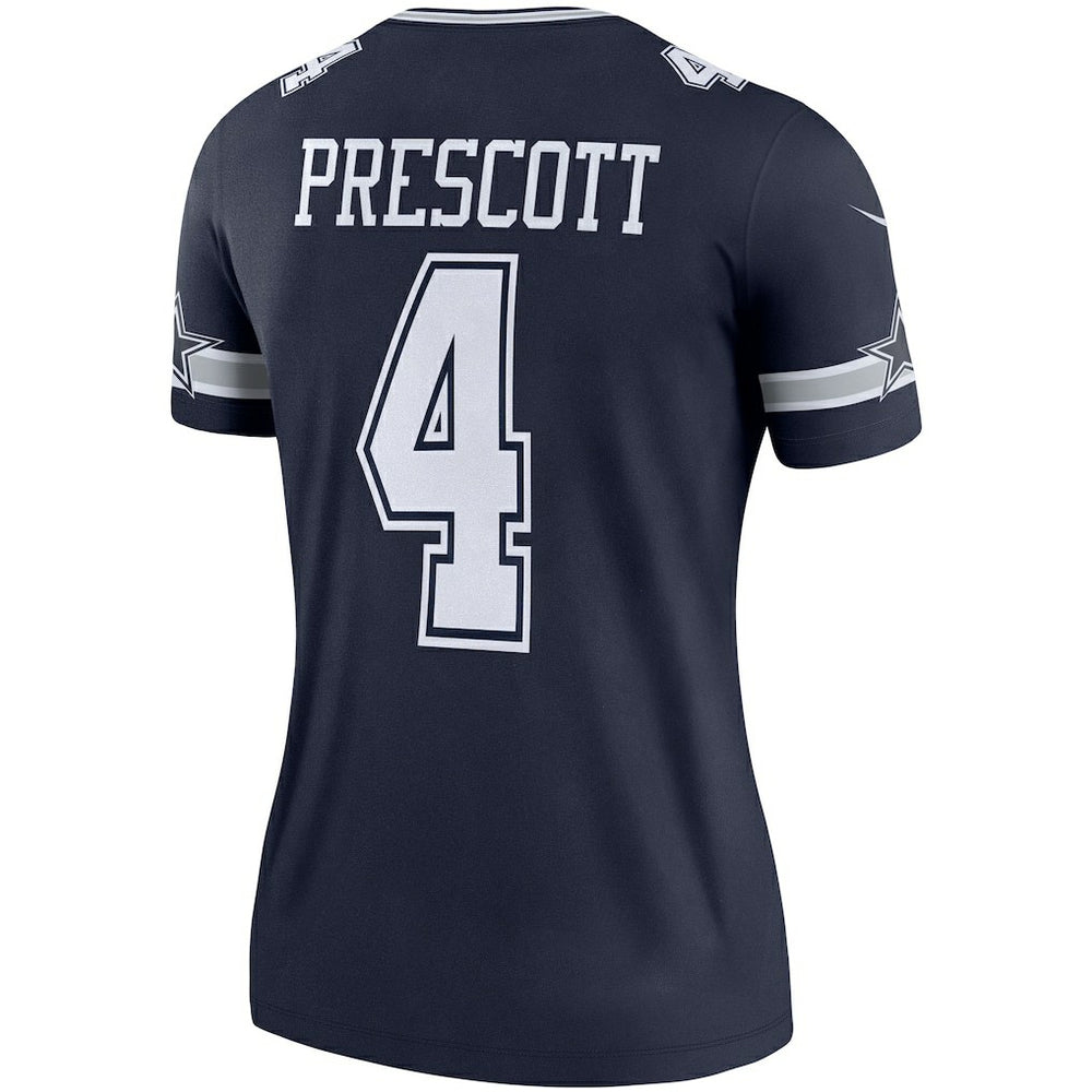 Dak Prescott Dallas Cowboys Women's Legend Player Performance Top - Navy | Nike for sale