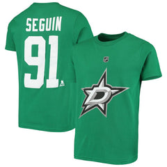 Tyler Seguin Dallas Stars Youth Player Name & Number T-Shirt Kelly Green
