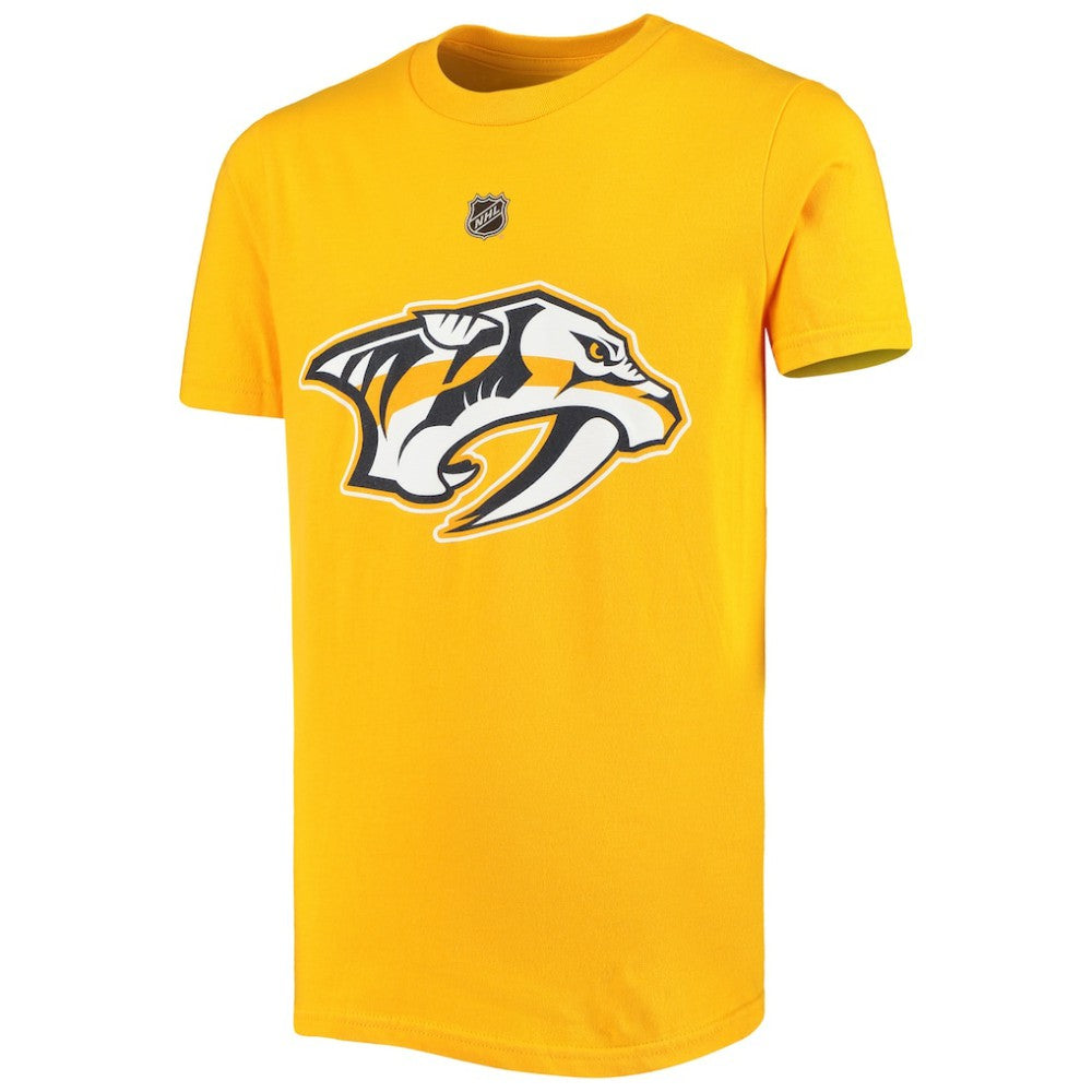 Filip Forsberg Nashville Predators Youth Player Name & Number T-Shirt Gold