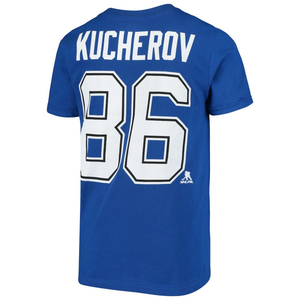 Nikita Kucherov Tampa Bay Lightning Youth Player Name & Number T-Shirt Royal