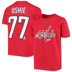 TJ Oshie Washington Capitals Youth Player Name & Number T-Shirt Red