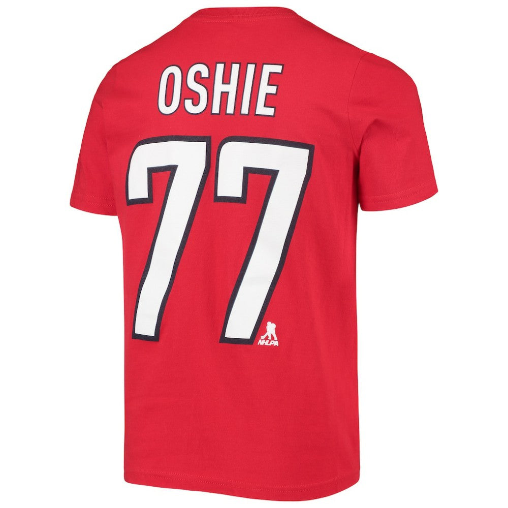 TJ Oshie Washington Capitals Youth Player Name & Number T-Shirt Red