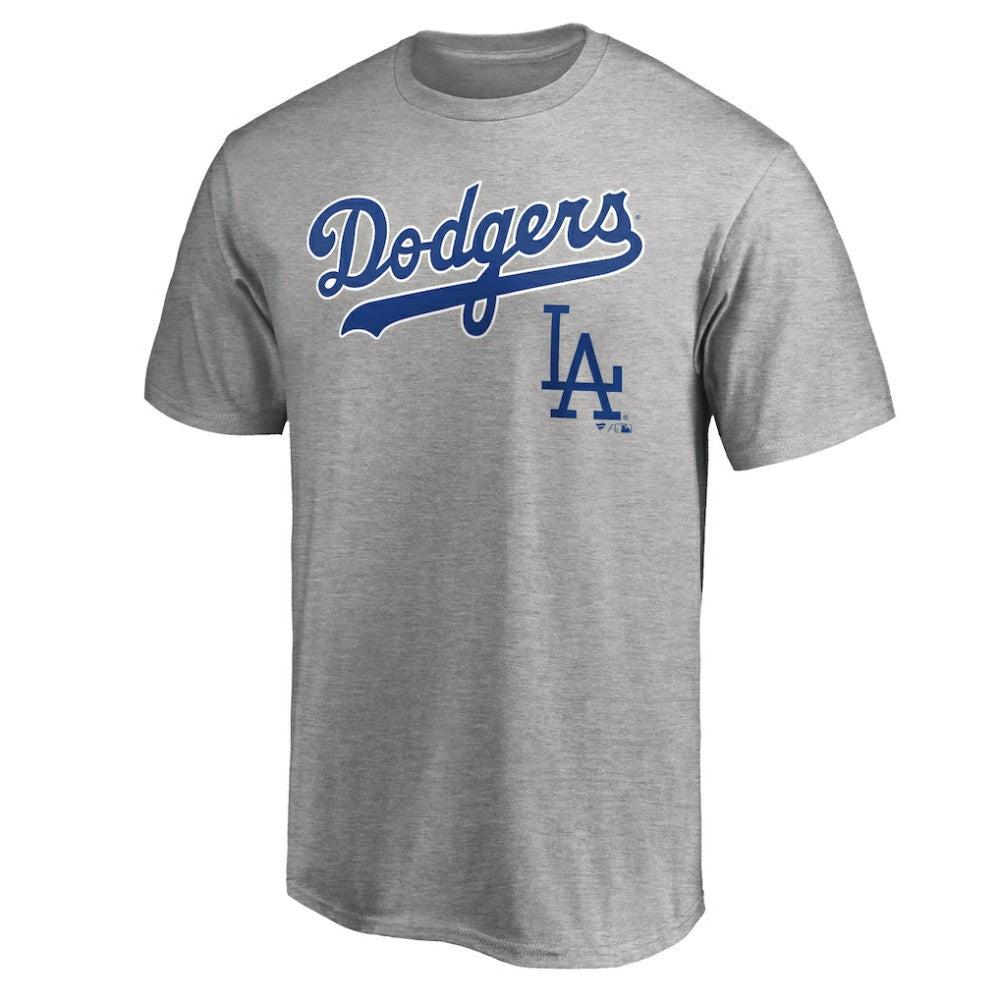Los Angeles Dodgers Cooperstown Wahconah T-Shirt - Heathered Gray