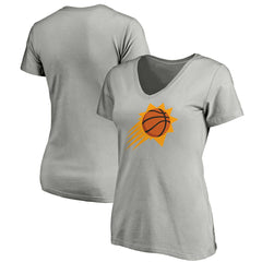 Phoenix Suns Women's Primary Logo Team V-Neck T-Shirt - Gray | Fanatics sale