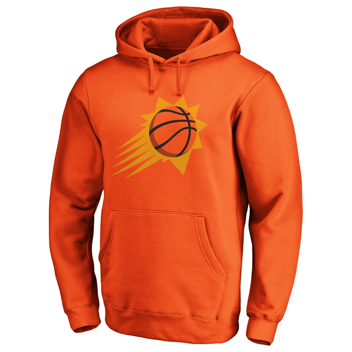 Phoenix Suns Icon Primary Logo Fitted Pullover Hoodie - Orange | Fanatics for sale