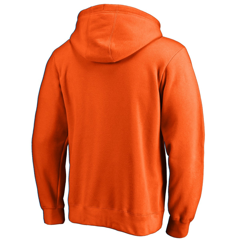 Phoenix Suns Icon Primary Logo Fitted Pullover Hoodie - Orange | Fanatics for sale