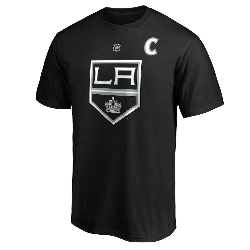 Anze Kopitar Los Angeles Kings Fanatics Authentic Stack Player Name & Number T-Shirt Black