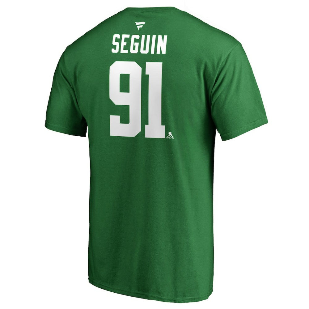 Tyler Seguin Dallas Stars Fanatics Authentic Stack Player Name & Number T-Shirt Kelly Green