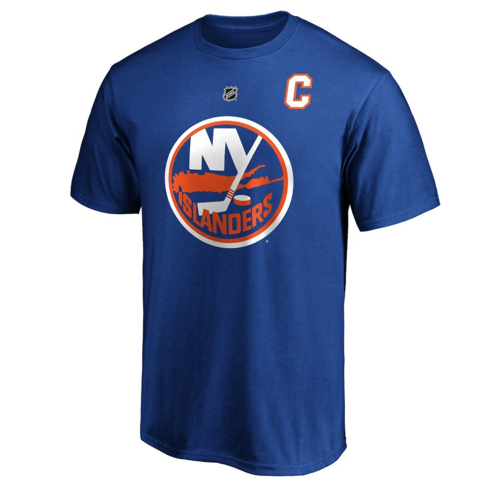 Anders Lee New York Islanders Fanatics Authentic Stack Player Name & Number T-Shirt Royal