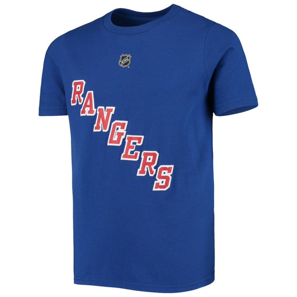 Artemi Panarin New York Rangers Youth Player Name & Number T-Shirt Blue