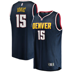 Nikola Jokic Denver Nuggets Fast Break Player Jersey sale - Icon Editi- Navy | Fanatics online