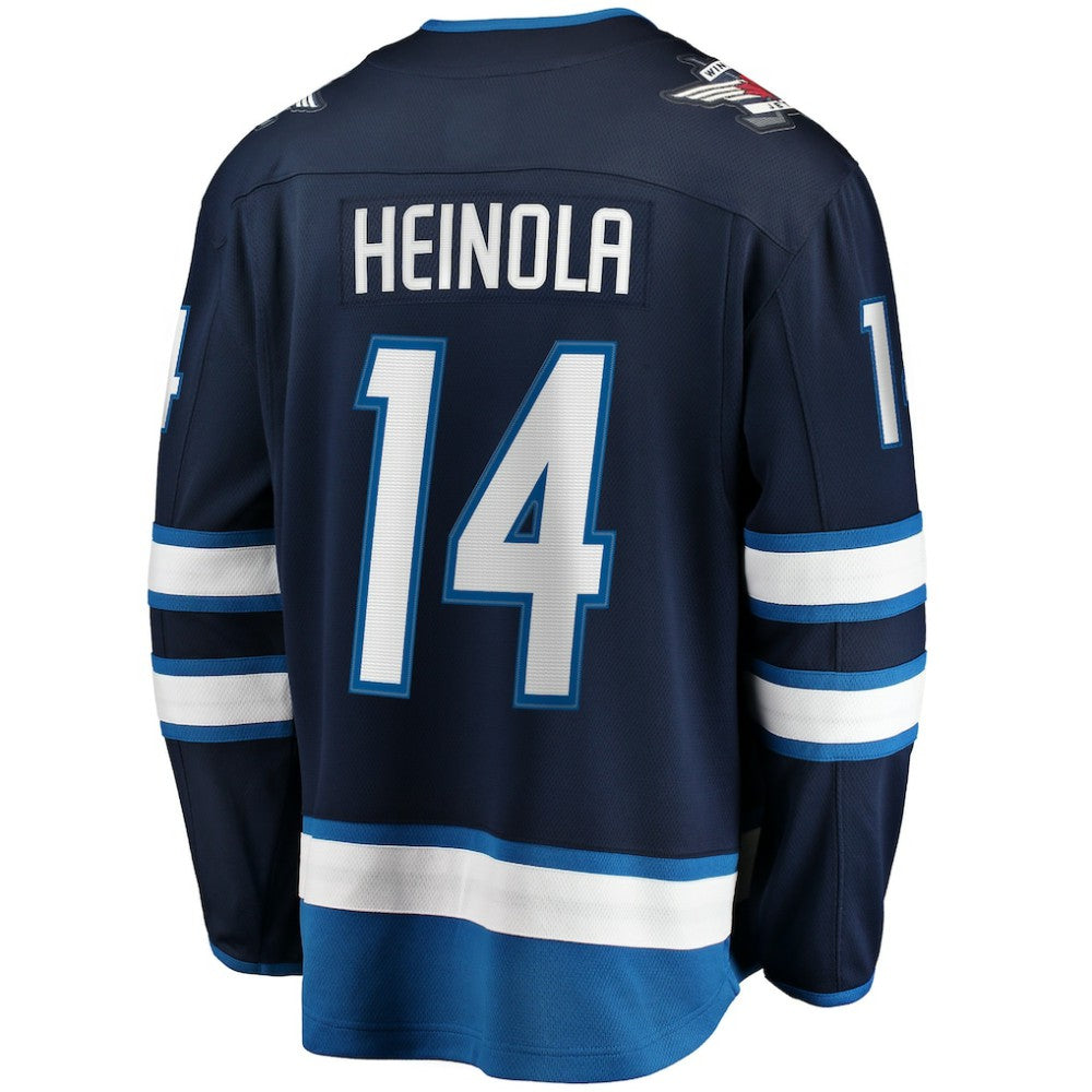 Ville Heinola Winnipeg Jets Fanatics Home Breakaway Player Jersey Navy