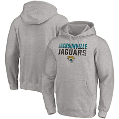 Jacksonville Jaguars Fade Out Fitted Pullover Hoodie - Heather Gray outlet