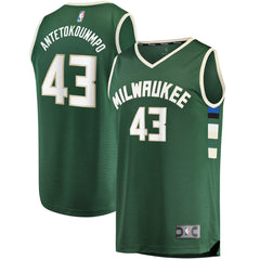 Thanasis Antetokounmpo Milwaukee Bucks Fast Break Replica Player Jersey - Icon Edition - Hunter Green | Fanatics on sale