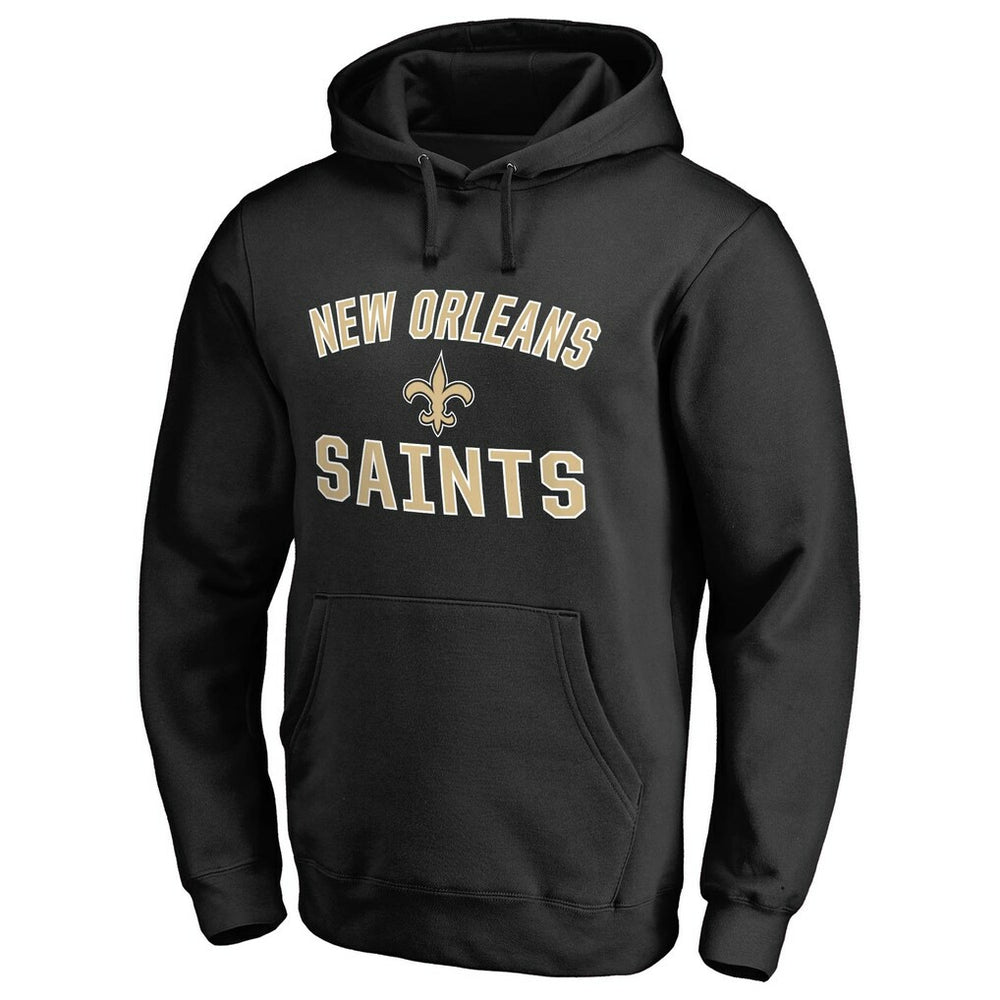 New Orleans Saints Victory Arch Team Fitted Pullover Hoodie - Black online