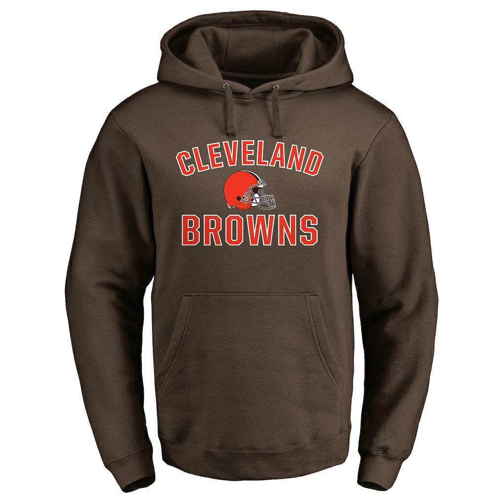 Cleveland Browns Victory Arch Team Fitted Pullover Hoodie - Brown outlet