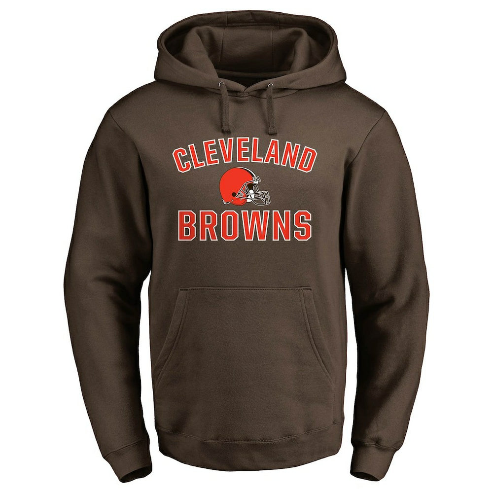 Cleveland Browns Victory Arch Team Fitted Pullover Hoodie - Brown outlet